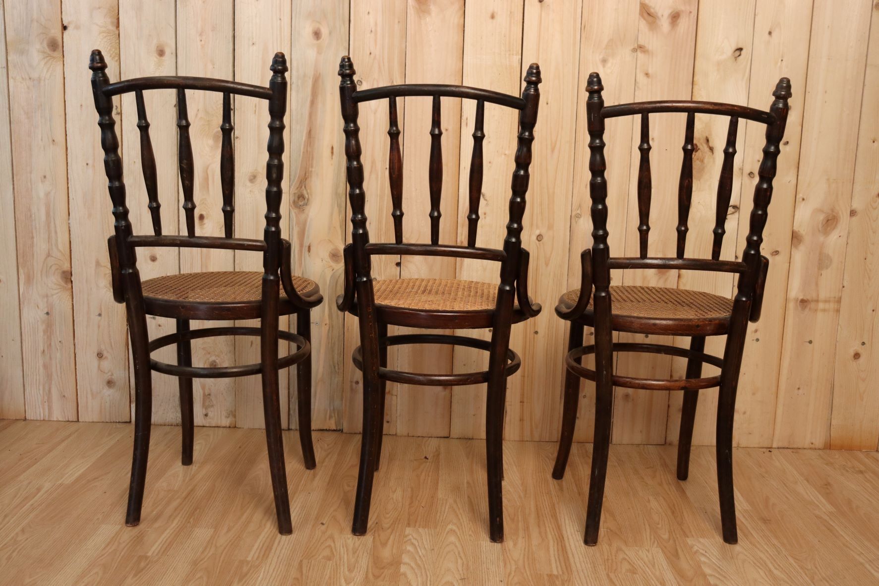 Set of 6 bistro chairs by Fischel