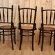 Set of 6 bistro chairs by Fischel