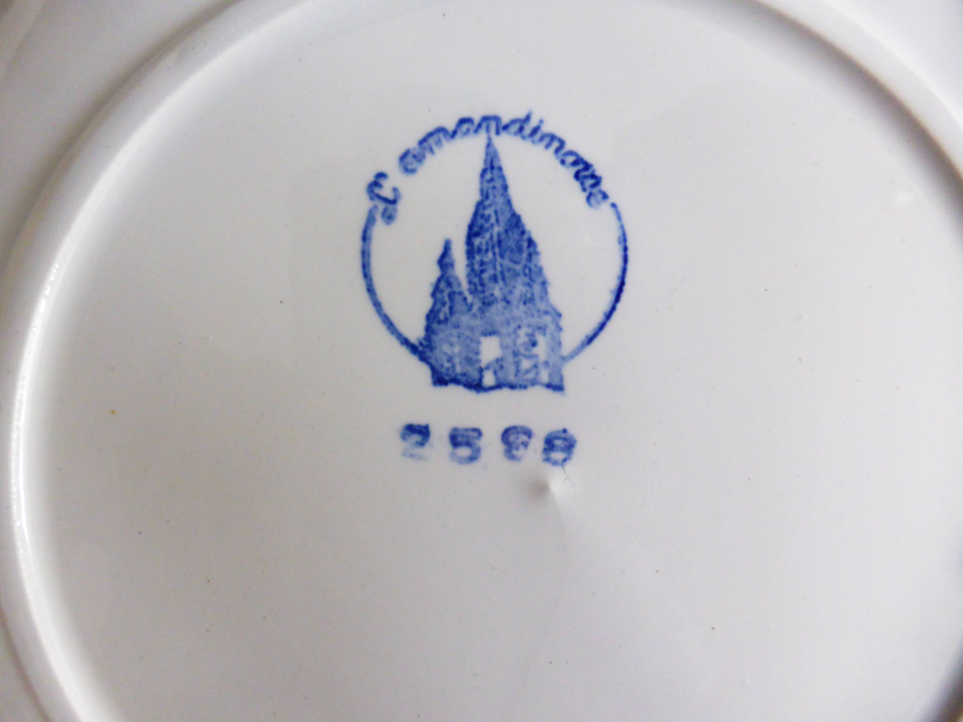 1 St. Amandino soup plate 221294