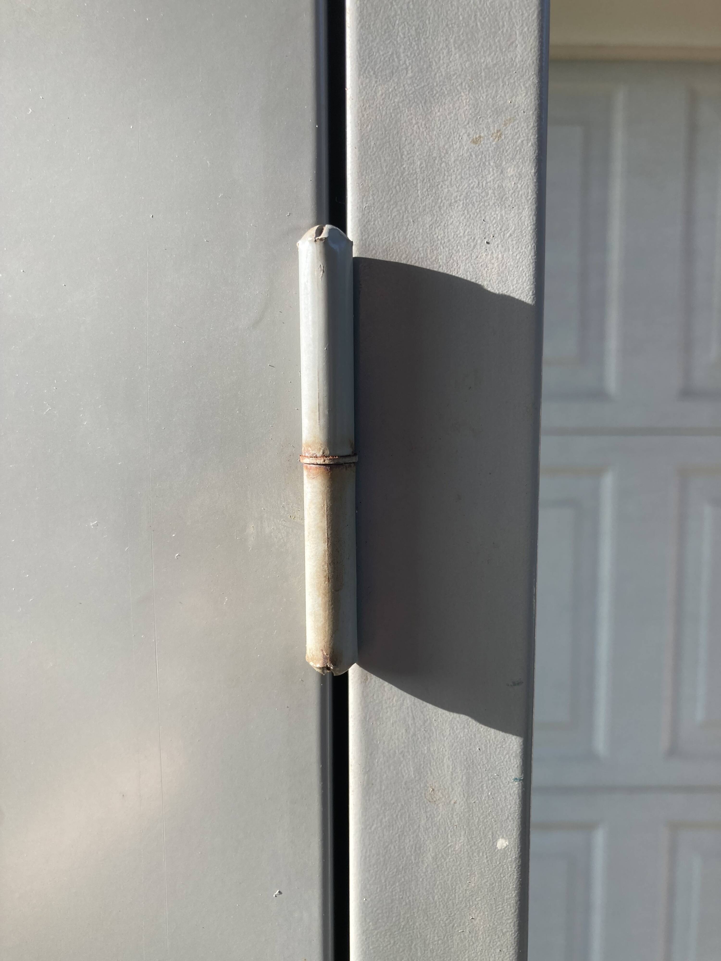 Two-door metal locker