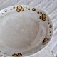 Vintage iron earth compote dish Boch La Louvière - Orange decor