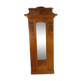 Armoire art nouveau autrichien avec deux cœur en incrustation