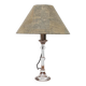 Mid-century German Tiffany glass table lamp by Ingo Maurer, 1960s.