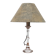 Mid-century German Tiffany glass table lamp by Ingo Maurer, 1960s.