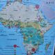 Carte d'Afrique, Nathan 1980