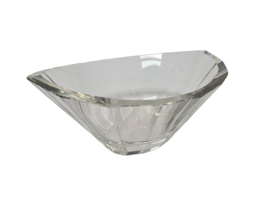 Art Deco transparent jardiniere from Moser, 1930s