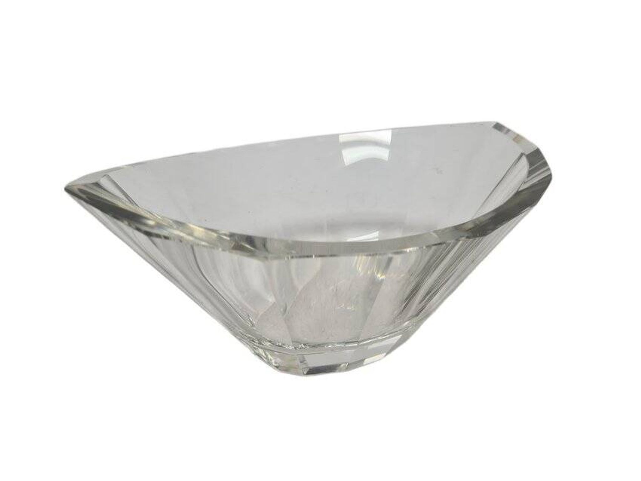 Jardinière transparente Art Déco de Moser, années 1930