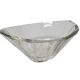 Art Deco transparent jardiniere from Moser, 1930s