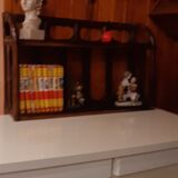 Rattan wall shelf 2 shelves