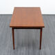 Table à manger des années 1960 teck foncé extensible