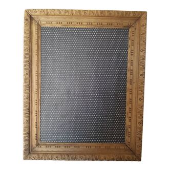 Magnetic frame in molded wood and Nepalese paper B&W stars