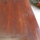 Red lacquered Asian table