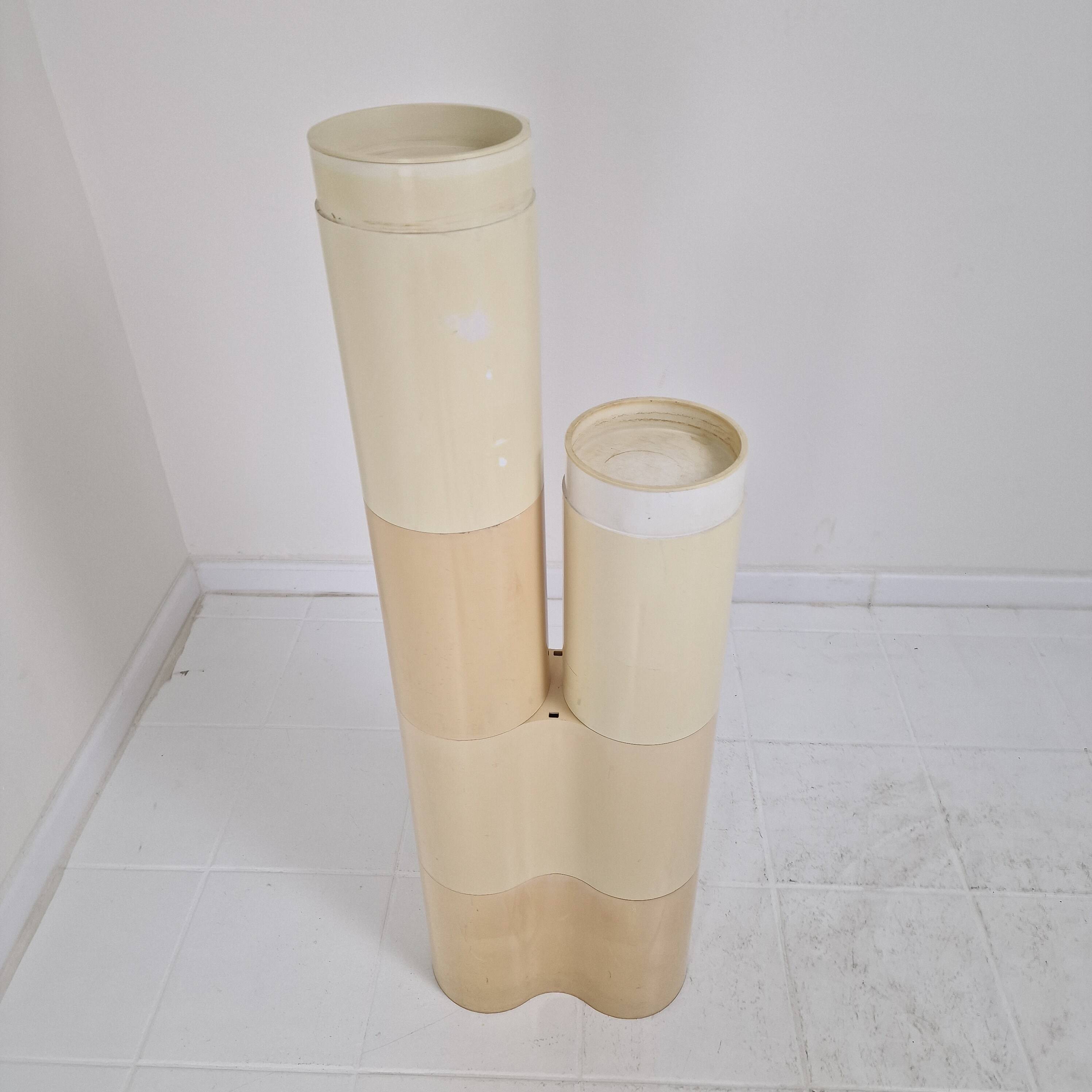 Pierluigi Spadolini for Kartell, Fiocco Composable Pedestal/Plant Stand