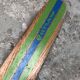 Old wooden water skis