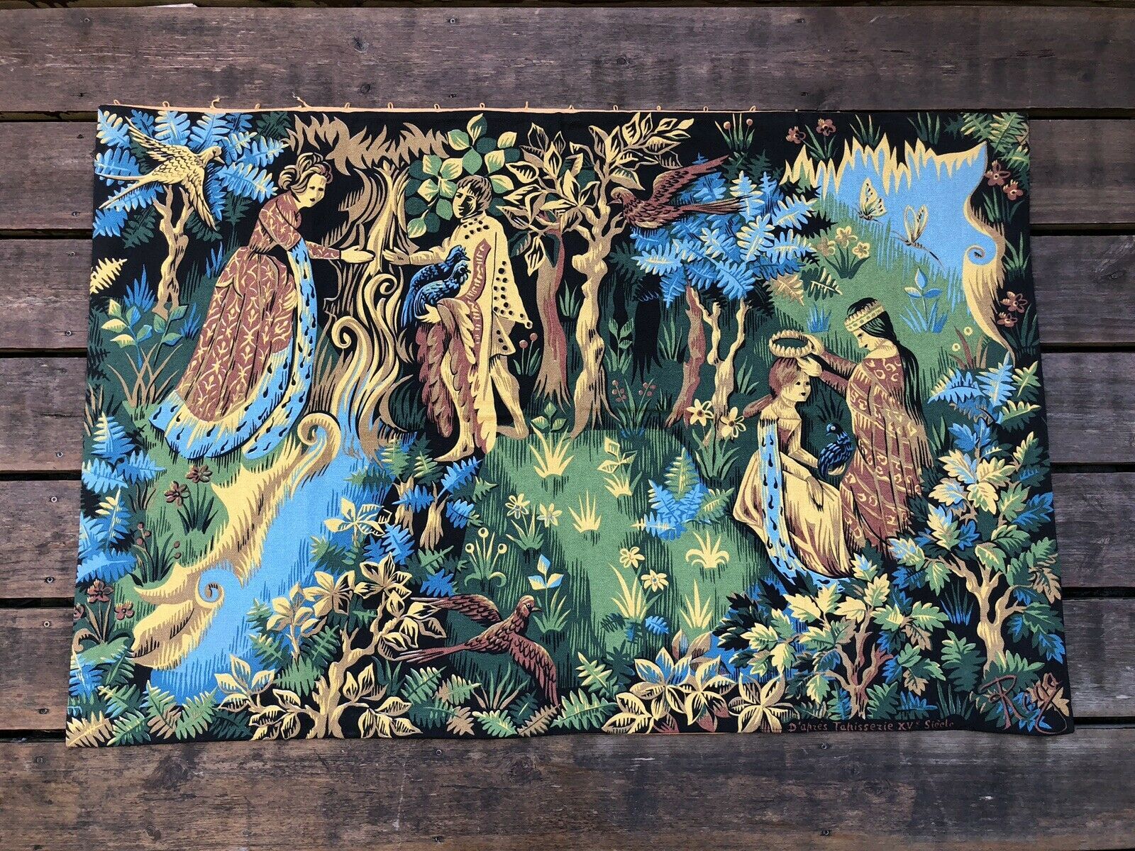ROGA Tapestry Printed, edition " Starry Lis!ères " edirama / Idylls