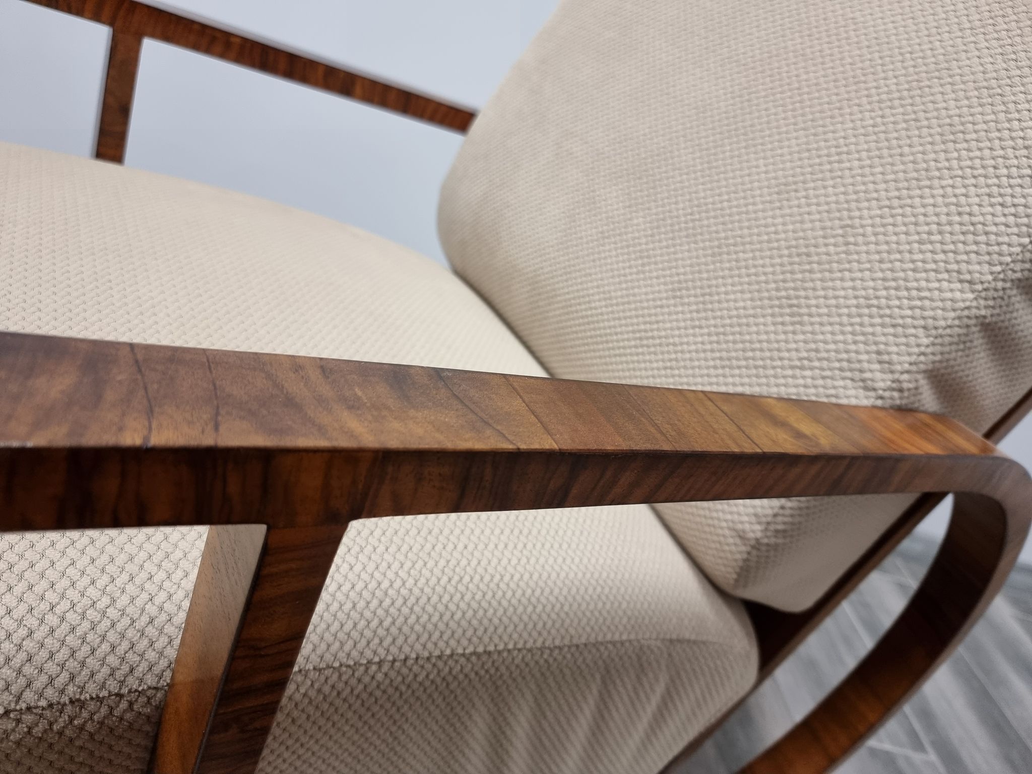 Paire de fauteuils art déco restaurés