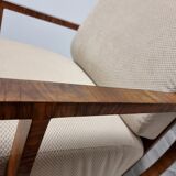 Pair of restored art deco armchairs