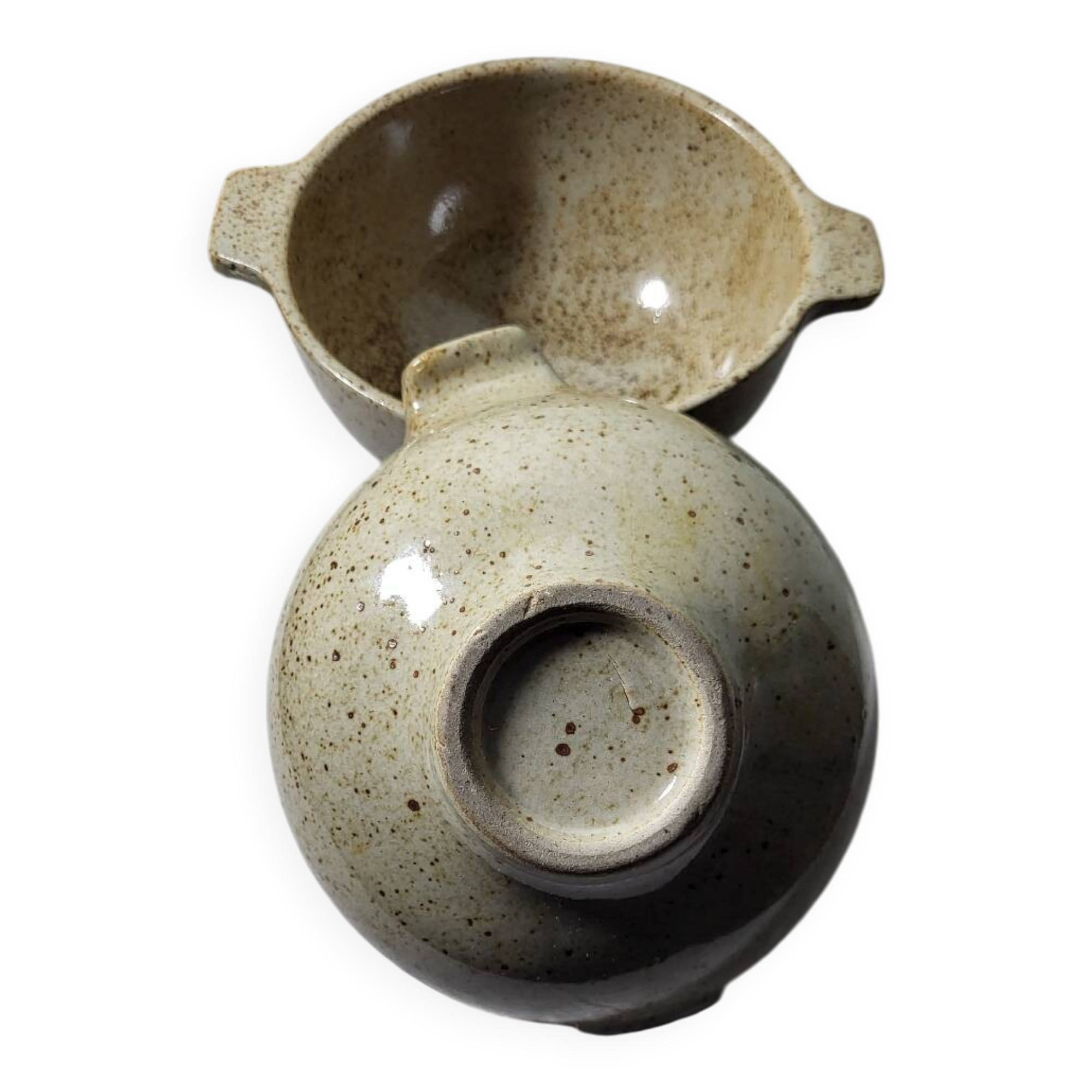 Set of 2 stoneware bowls