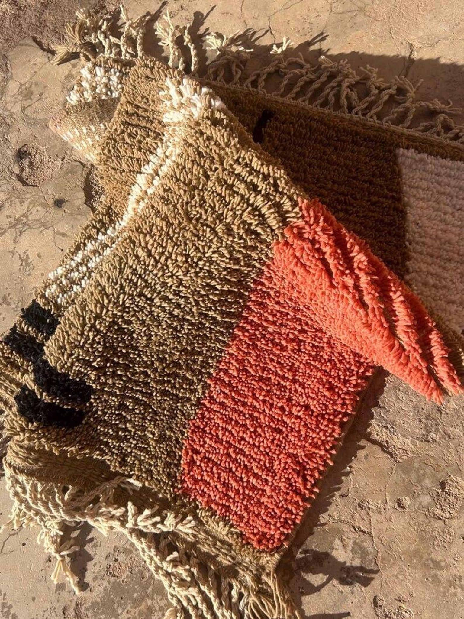 Small handmade traditional Berber rug 100/200 cm