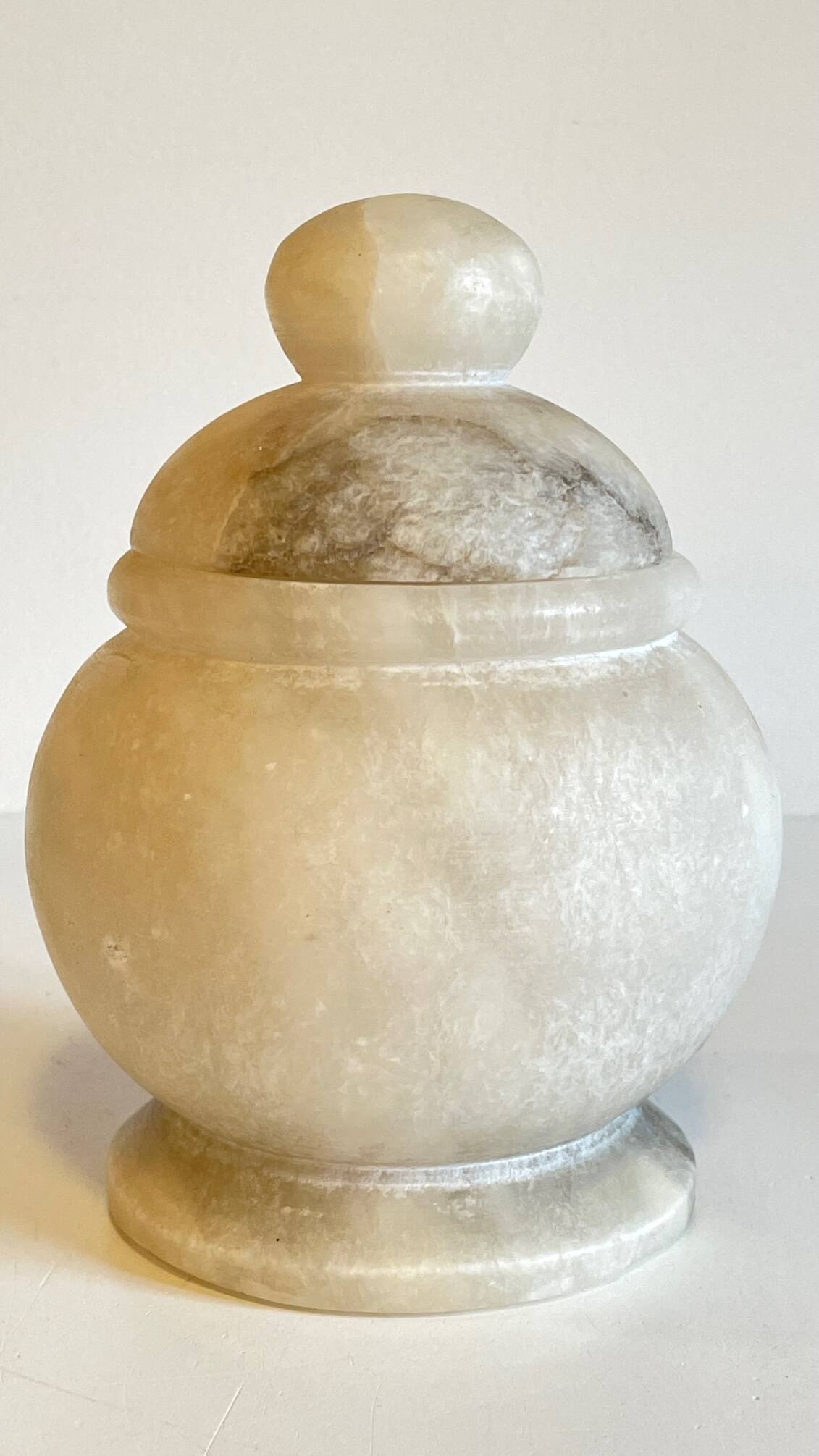 Vintage alabaster stone box