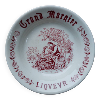 Cup, old Grand Marnier advertising saucer