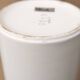 Vase rouleau blanc en céramique de Pino Spagnolo pour Sicart Italy, années 70