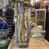 Carved totem pole 1940