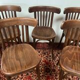 Anciennes chaises de bistrot  Baumann X 5