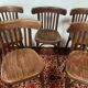 Antique Baumann bistro chairs x 5