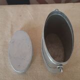 Vintage bowl aluminum ration box