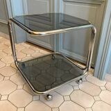 Table basse à double niveau des années 1970