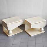 Pair of vintage bedside tables from the 1980s