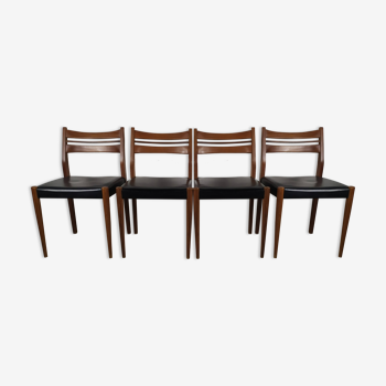 Set de 4 chaises scandinave