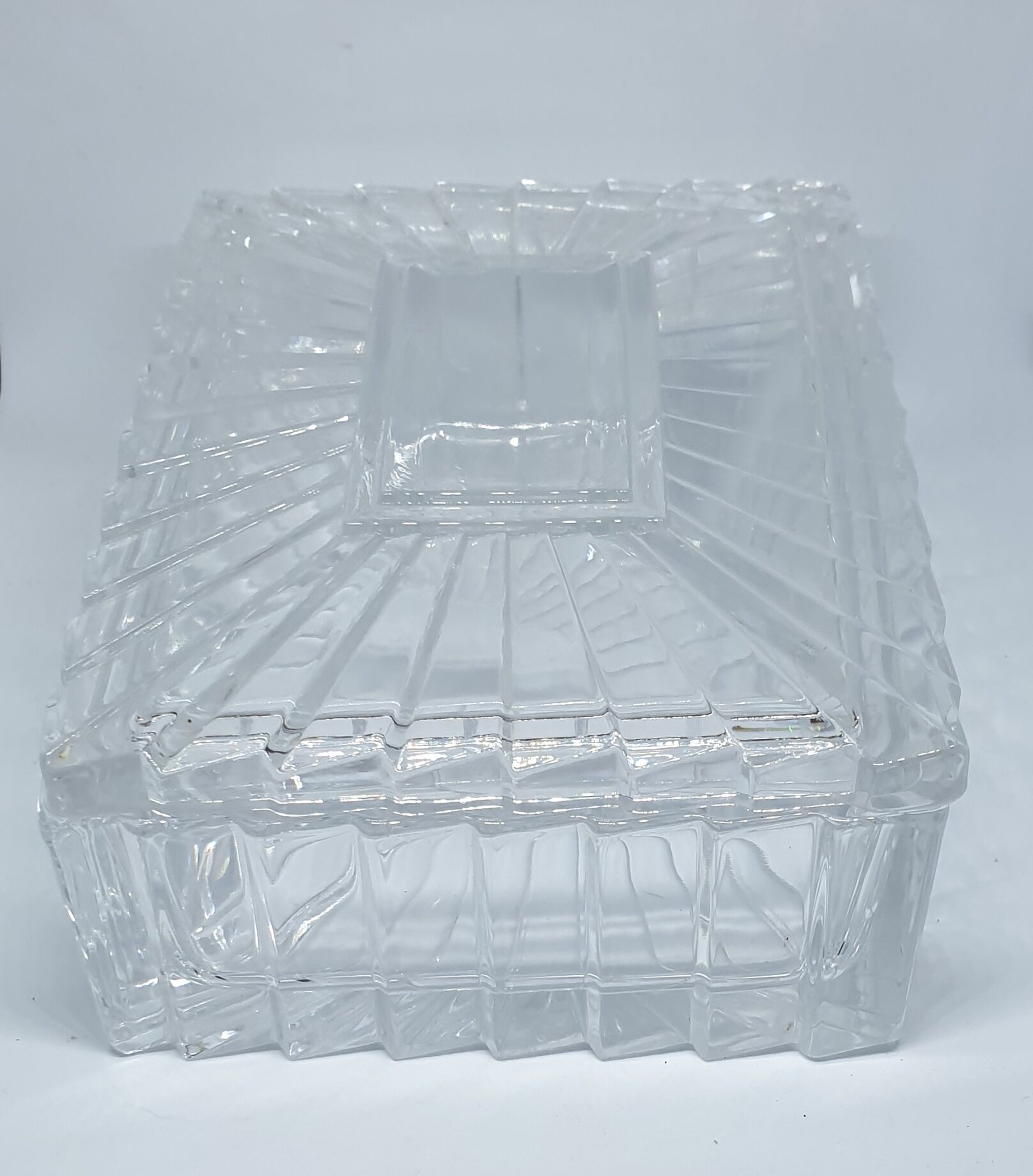 Art deco style crystal box