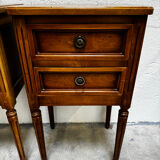 Pair of Louis XVI style bedside tables