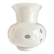 Vase balustre overlay en opaline blanche
