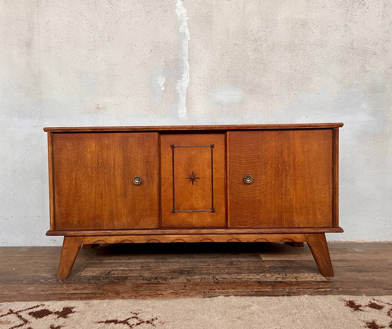 Vintage Scandinavian TV cabinet sideboard