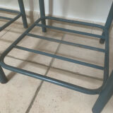 Pair of vintage boarding school chairs or bedside tables