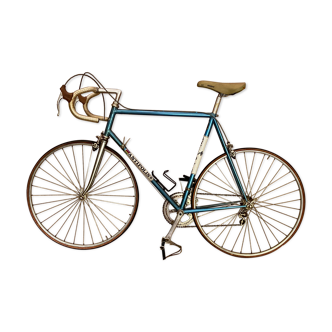 Vélo vintage compétition bleu métallique cadre reynols eq campagnolo