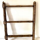 Antique wooden towel rack