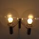 Chromed Glass Wall Lamp from OTT International, 1960s