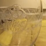 Anciens verres Saint Louis modèle Ligier gravure 130