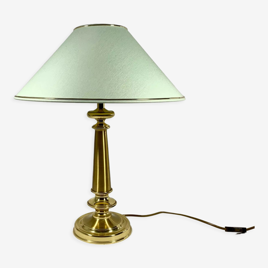 Vintage table lamp in brass model regency - netherlands brand kullmann  lampen | Selency