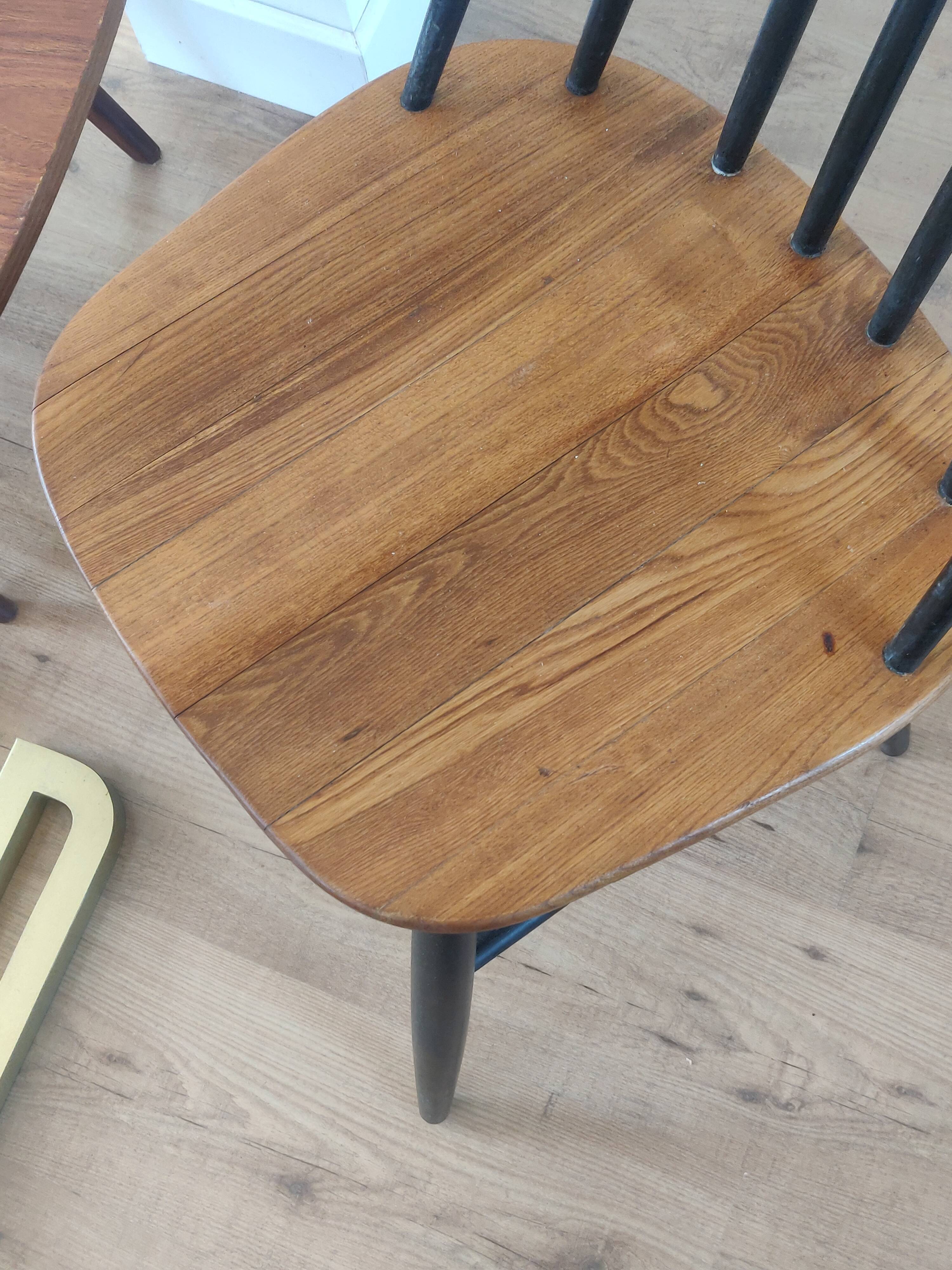 Chair sitting in solid