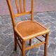 Light beech bistro bar restaurant chair