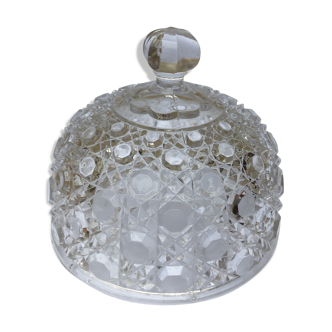 Vintage moulded glass bell