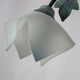 Table lamp in metal and frosted glass by Jean-Pierre Ryckaert, collection "Louisiane" 60's
