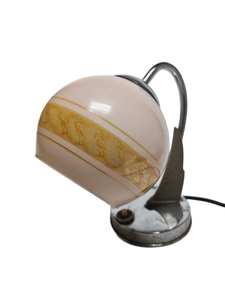 Art Deco bedside lamp, former Czechoslovakia, 1950s