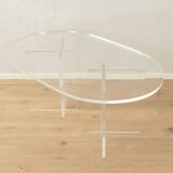 Table basse en verre acrylique