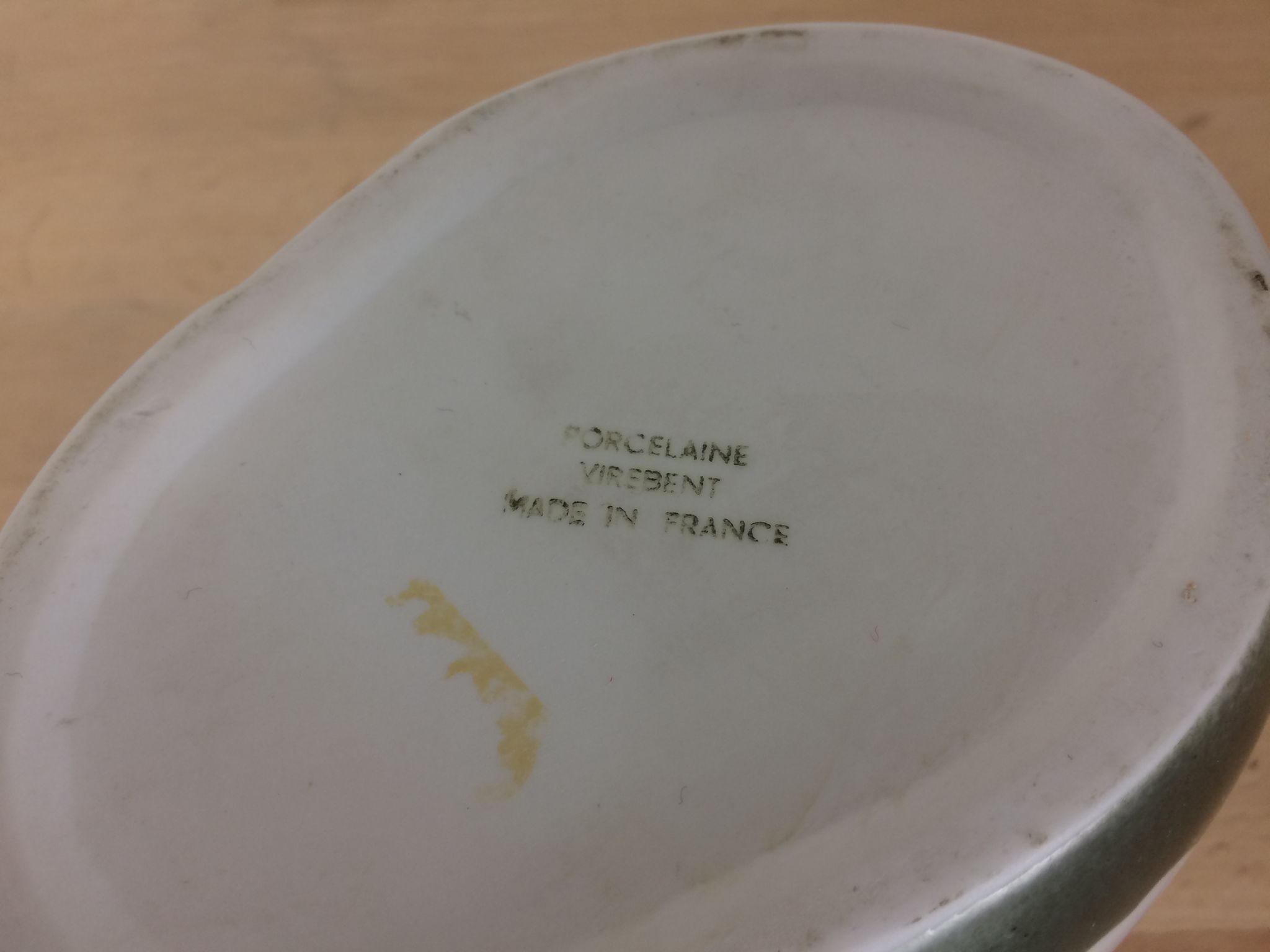 Vase paysage porcelaine de Virebent